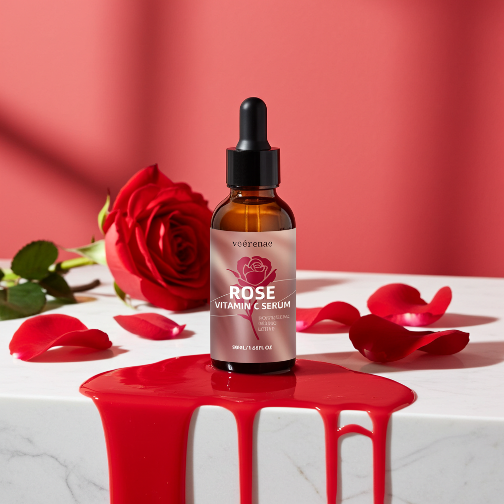 RoseGlow Vitamin C Serum – Deep Hydration & Radiance Boost