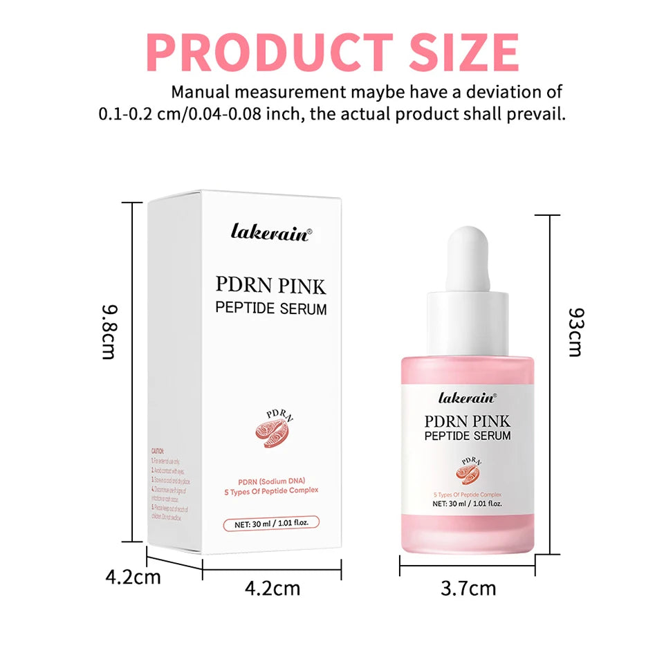 PinkGlow Peptide Serum – Radiance & Firming Korean Formula