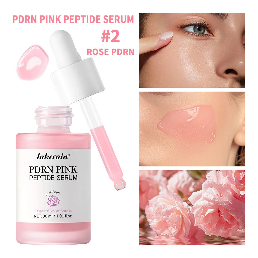 PinkGlow Peptide Serum – Radiance & Firming Korean Formula