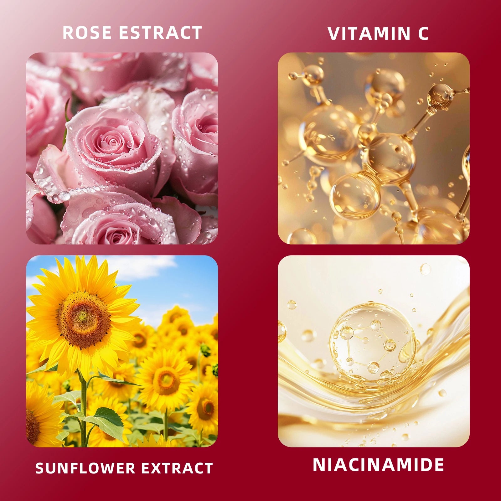 RoseGlow Vitamin C Serum – Deep Hydration & Radiance Boost