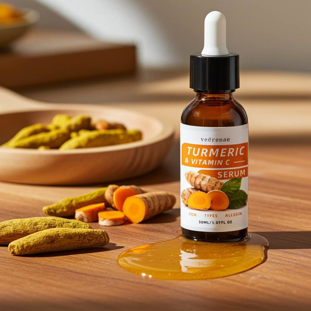 GoldenGlow Serum – Turmeric & Vitamin C Brightening Elixir